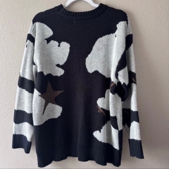 ZSM Cartoon Anime Hip Hop Knitted Crewneck Sweater - Picture 5 of 6